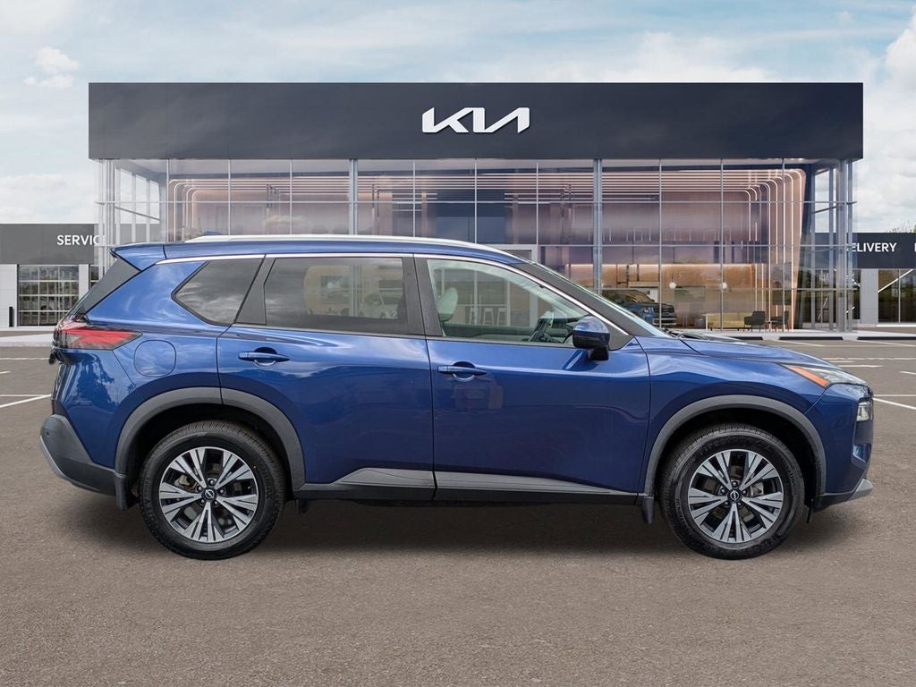 2023 Nissan Rogue — rear three-quarter view
