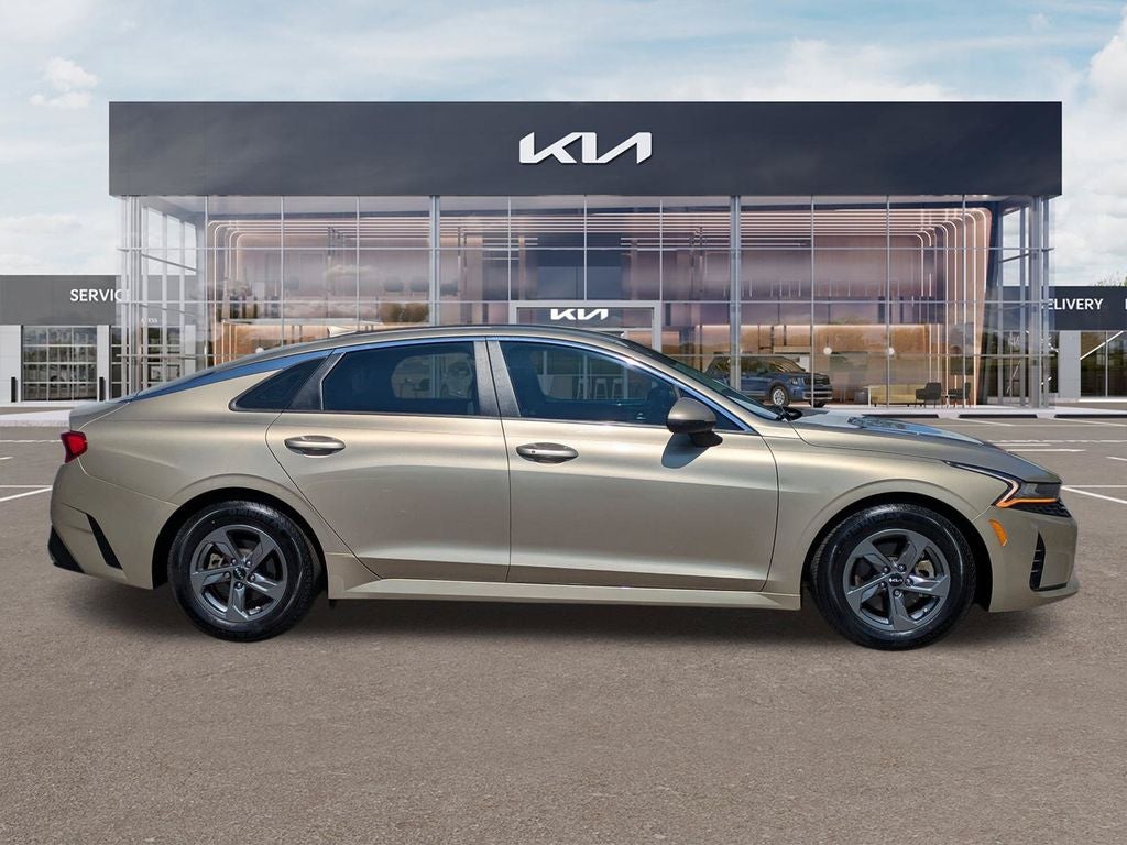 2022 Kia K5 — rear three-quarter view