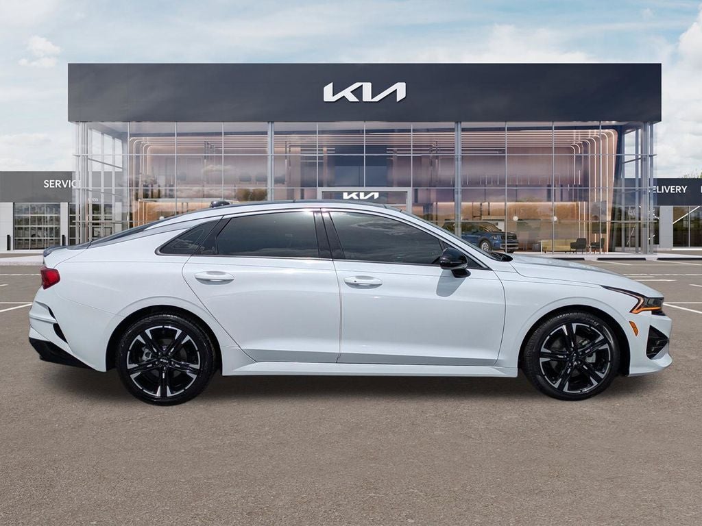 2023 Kia K5 — rear three-quarter view