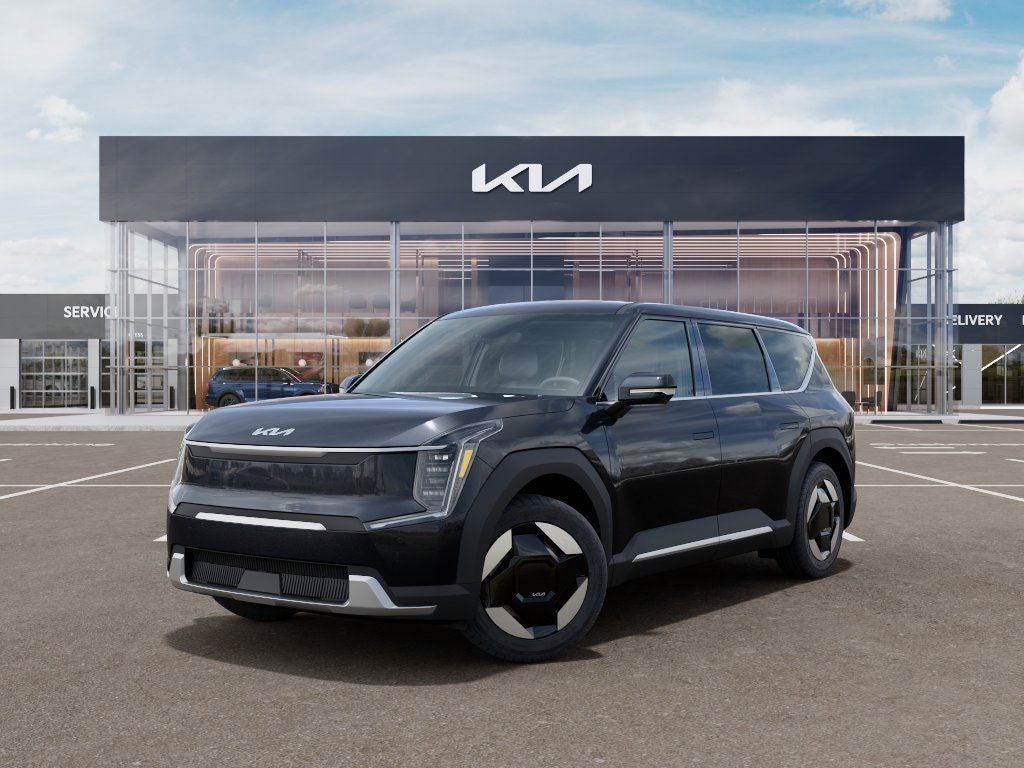 2026 Kia EV9 Light Long Range in Panthera Metal — front three-quarter view