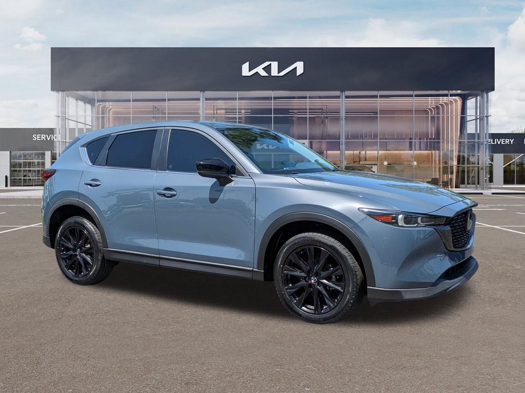 2023 Mazda Mazda CX-5 2.5 S Carbon Edition in Polymetal Gray — front three-quarter view