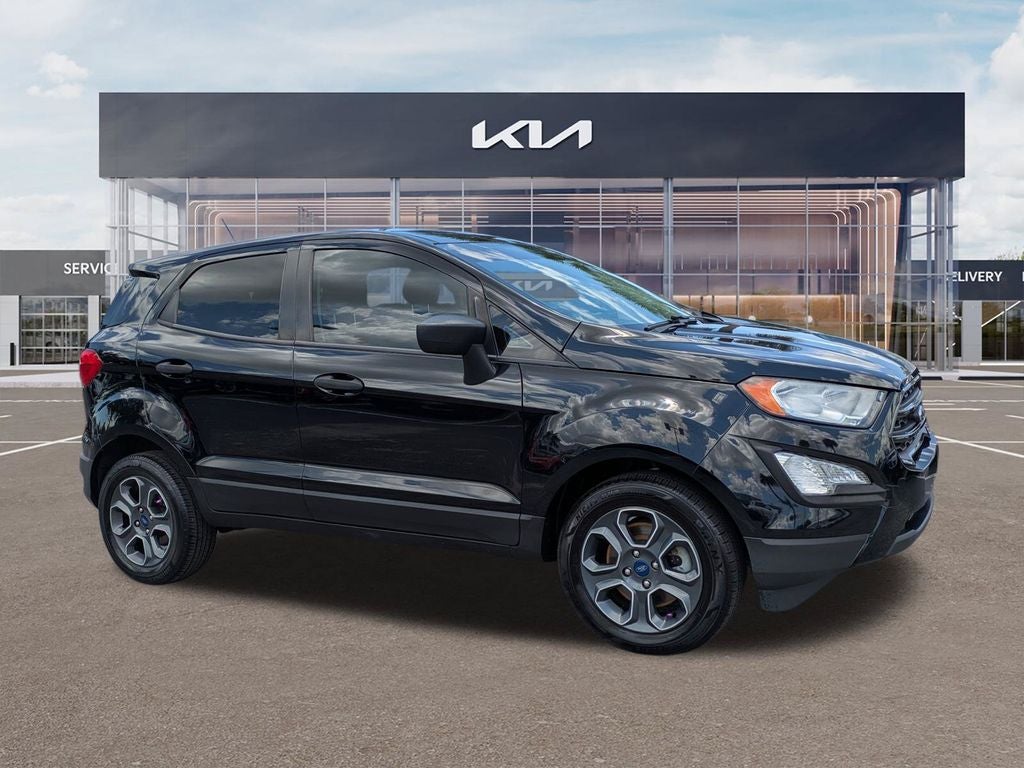 2021 Ford EcoSport S in Shadow Black — front three-quarter view