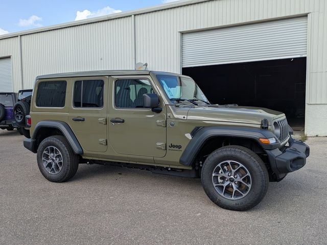 2026 Jeep Wrangler WRANGLER 4-DOOR SPORT S in 41 Exterior Paint — front three-quarter view