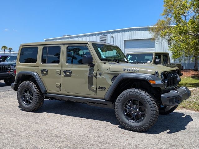 2026 Jeep Wrangler WRANGLER 4-DOOR WILLYS in 41 Exterior Paint — front three-quarter view
