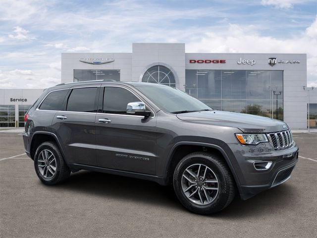 2020 Jeep Grand Cherokee Limited 4x4 in Granite Crystal Metallic Clearcoat — front three-quarter view