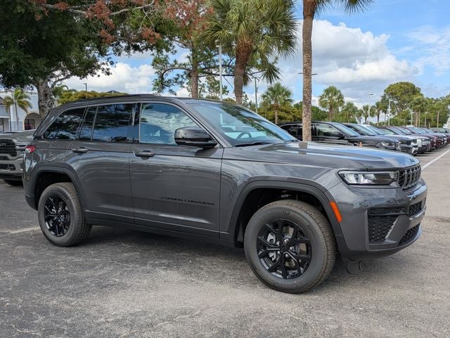 2026 Jeep Grand Cherokee GRAND CHEROKEE LAREDO ALTITUDE 4X2 in Baltic Gray Metallic Clear-Coat Exterior Paint — front three-quarter view