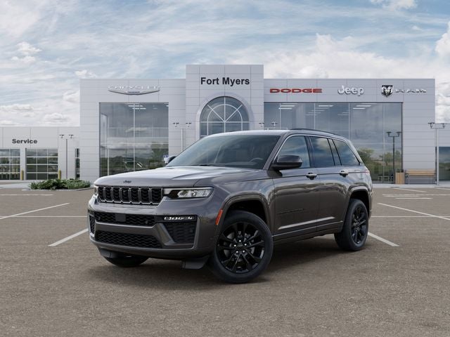 2026 Jeep Grand Cherokee GRAND CHEROKEE LIMITED RESERVE 4X4 in Baltic Gray Metallic Clear-Coat Exterior Paint — front three-quarter view