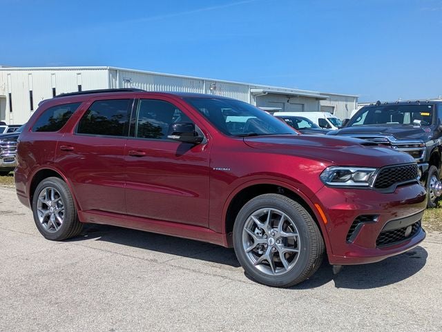 2026 Dodge Durango DURANGO GT PLUS AWD HEMI V8 in Octane Red Pearl-Coat Exterior Paint — front three-quarter view