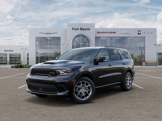 2026 Dodge Durango DURANGO GT PREMIUM AWD HEMI V8 in Diamond Black Clear-Coat Exterior Paint — front three-quarter view
