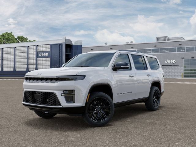 2026 Jeep Grand Wagoneer GRAND WAGONEER LIMITED RESERVE 4X4 in Bright White Clear-Coat Exterior Paint — front three-quarter view