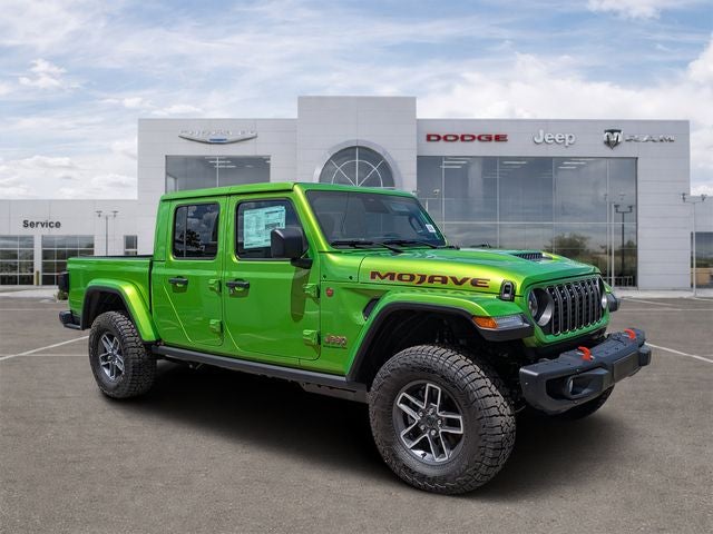 2026 Jeep Gladiator GLADIATOR MOJAVE X 4X4 in Mojito Exterior Paint — front three-quarter view