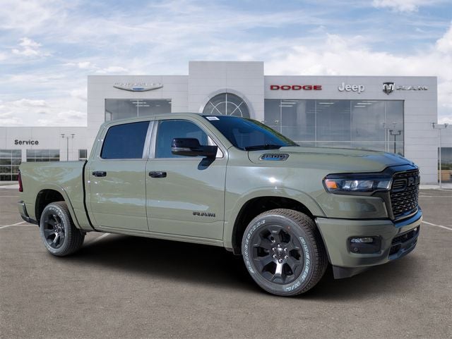 2026 RAM Ram 1500 RAM 1500 BIG HORN CREW CAB 4X2 5'7' BOX in Canyon Lake Exterior Paint — front three-quarter view