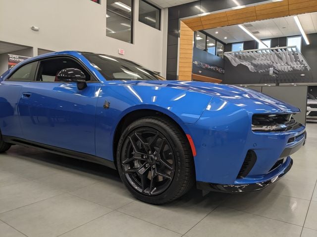 2026 Dodge Charger Scat Pack Plus in Bludicrous — front three-quarter view