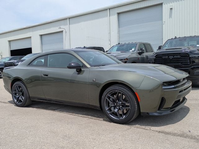 2026 Dodge Charger CHARGER SCAT PACK 2-DOOR AWD in Green Machine Exterior Paint — front three-quarter view