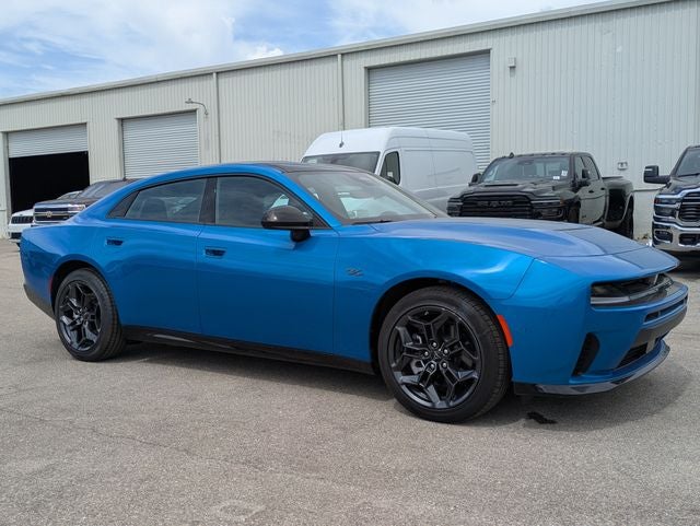 2026 Dodge Charger CHARGER R/T 4-DOOR AWD in Bludicrous Exterior Paint — front three-quarter view