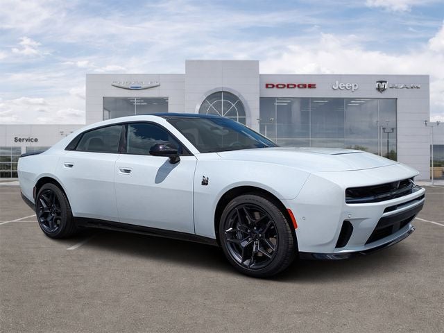 2026 Dodge Charger CHARGER SCAT PACK 4-DOOR AWD in White Knuckle Exterior Paint — front three-quarter view