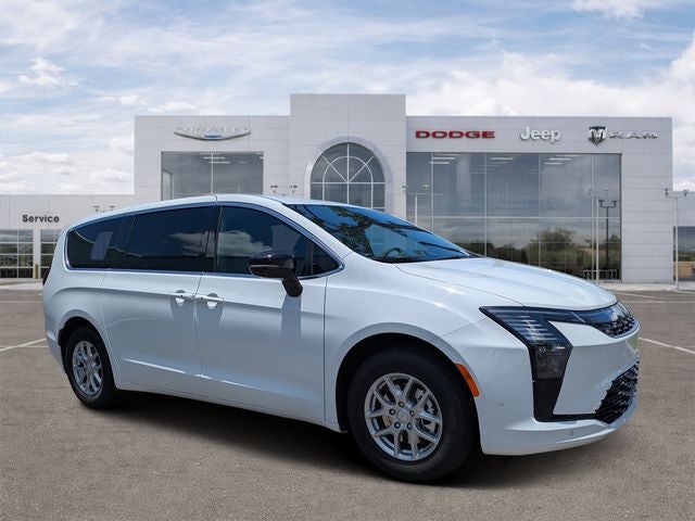 2027 Chrysler Pacifica PACIFICA SELECT in Bright White Clear-Coat Exterior Paint — front three-quarter view