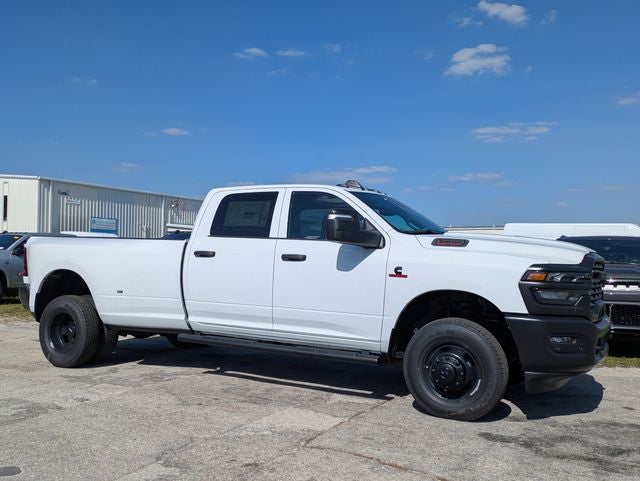 2026 RAM 3500 Tradesman in Bright White Clearcoat — front three-quarter view