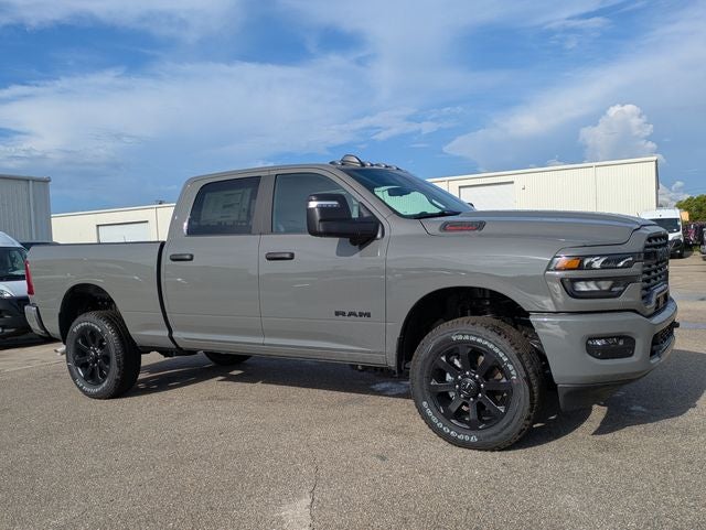 2026 RAM Ram 2500 RAM 2500 BIG HORN CREW CAB 4X4 6'4' BOX in Ceramic Gray Clear-Coat Exterior Paint — front three-quarter view