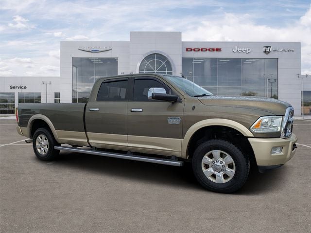 2015 RAM 2500 Laramie Longhorn in Prairie Pearlcoat — front three-quarter view